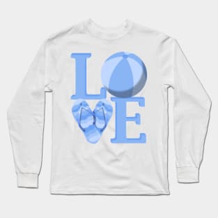 Love Summer Design Long Sleeve T-Shirt